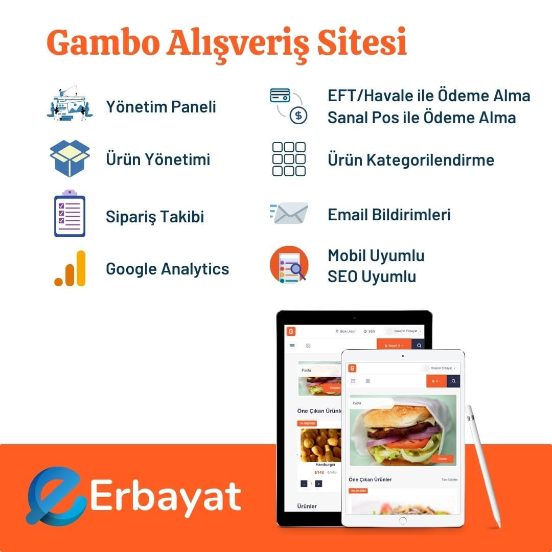 Gambo E-Ticaret Sitesi